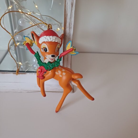 Legendary Vintage 90's Bambi Disney Grolier Christmas Ornament - Picture 2 of 5